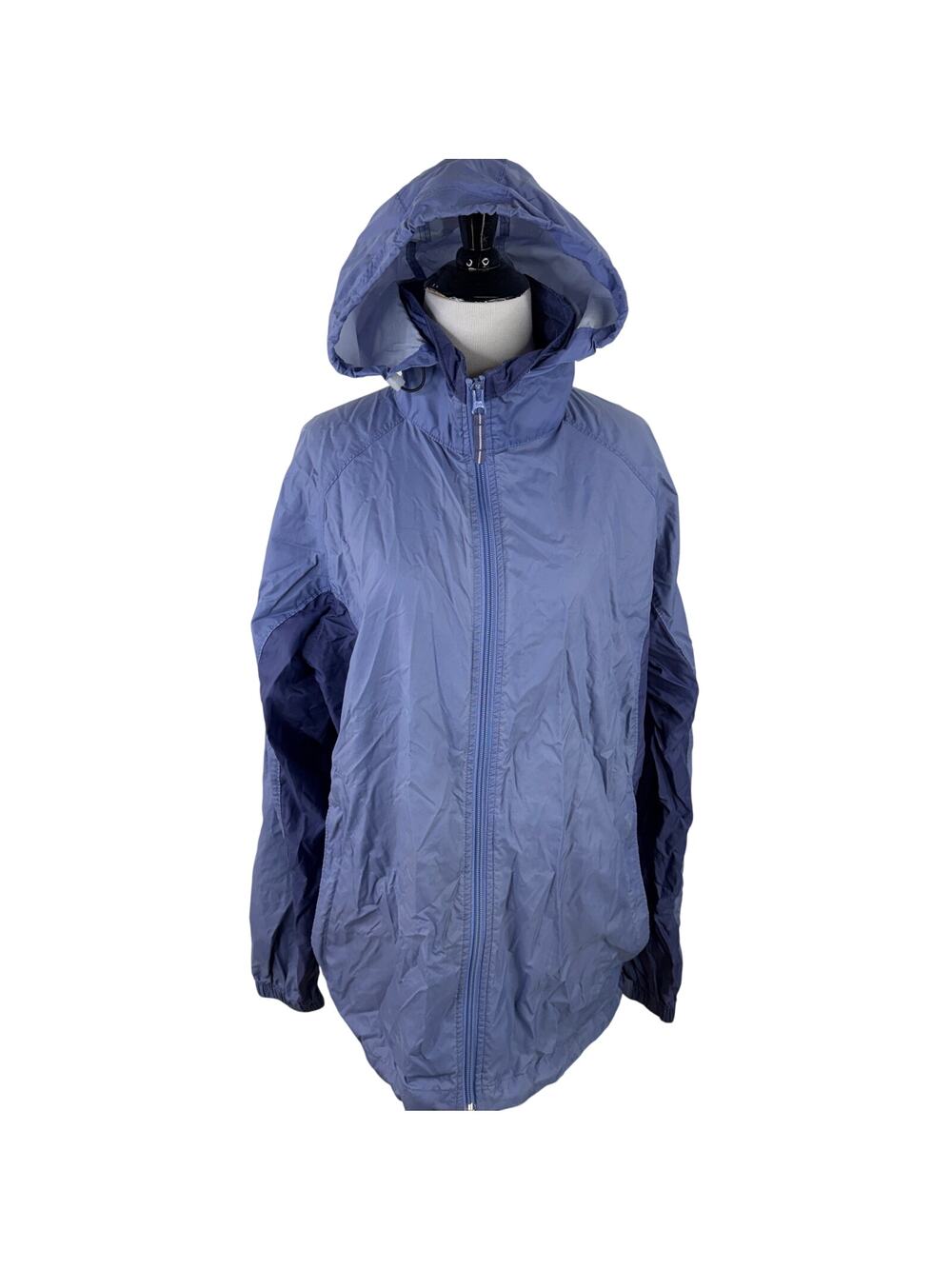 Columbia Women's Purple Packable Nylon Hooded Jacket Size Large